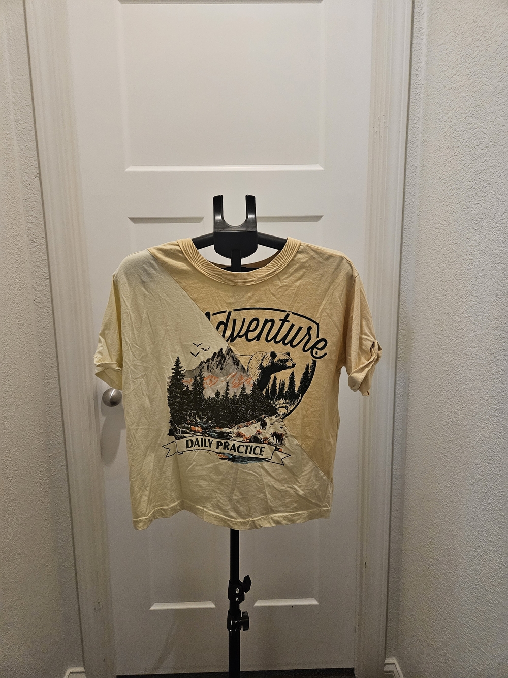Adventure Graphic Short Sleeve Tee - Yellow